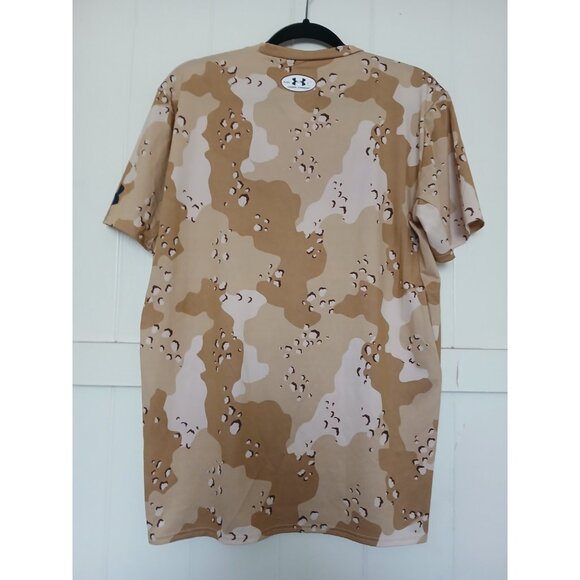 Batman × Under Armour Mens Shirt Heatgear Compression Chocolate Chip Camo 2XL - Picture 2 of 11